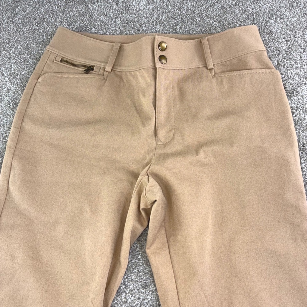 Lauren Ralph Lauren Jodhpurs Equestrian Womens Size 4 Tan Stretch Bootcut Pants